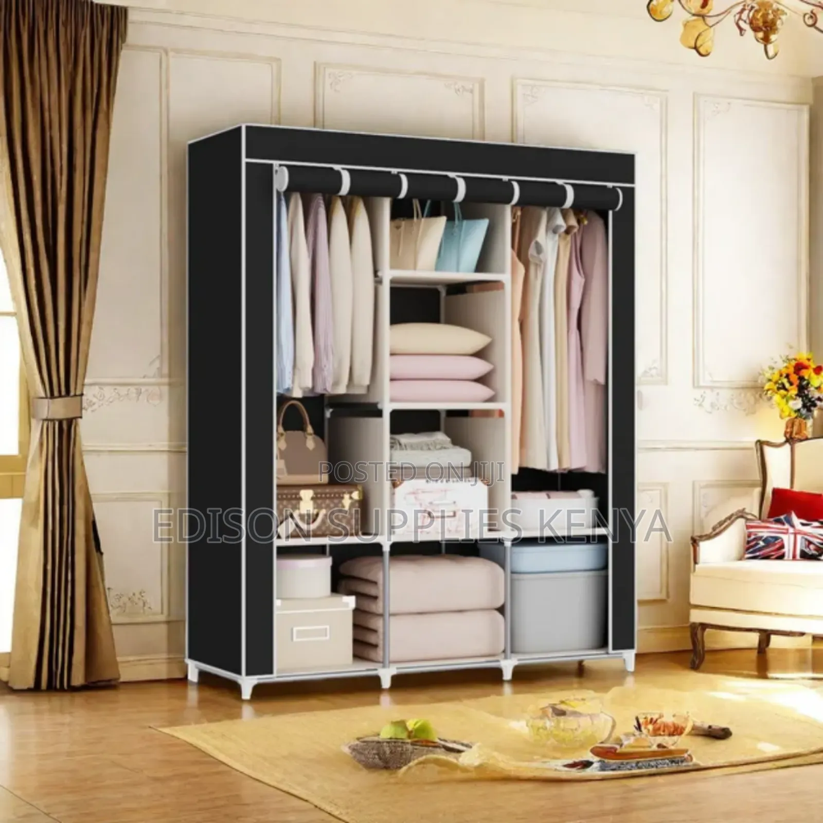 Plastic Wadrobe Portable Closet Wardrobe Clothes Organizer