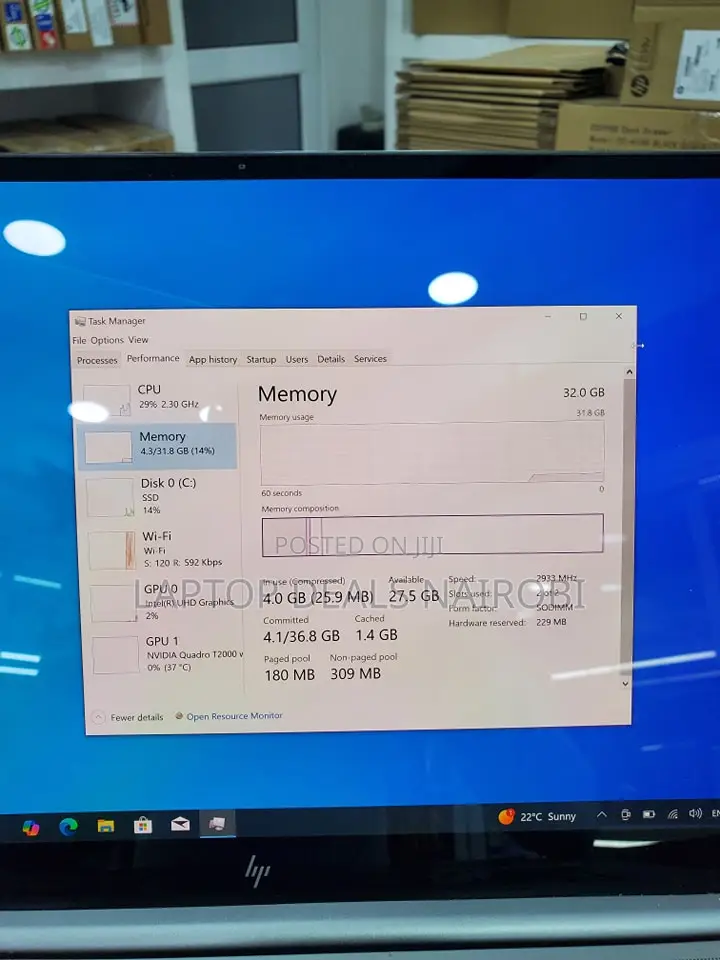 Laptop HP Zbook Studio G7 32GB Intel Core I9 SSD 512GB