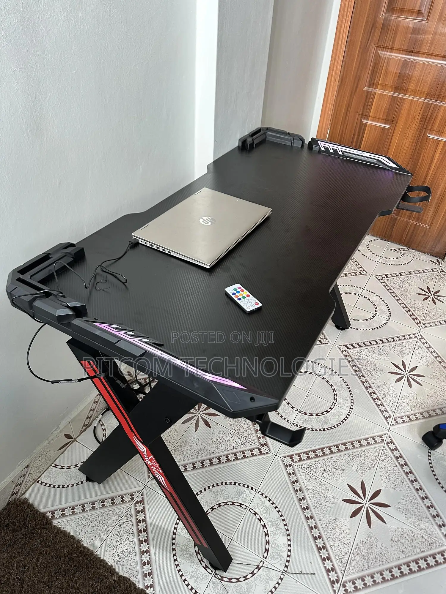 Gaming Table With Lighting. Free Mousepad