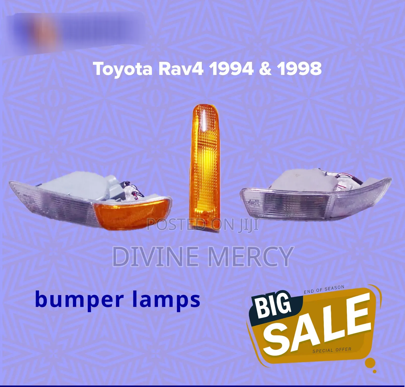 TOYOTA RAV4 1994 To1998 Bumper Lamp