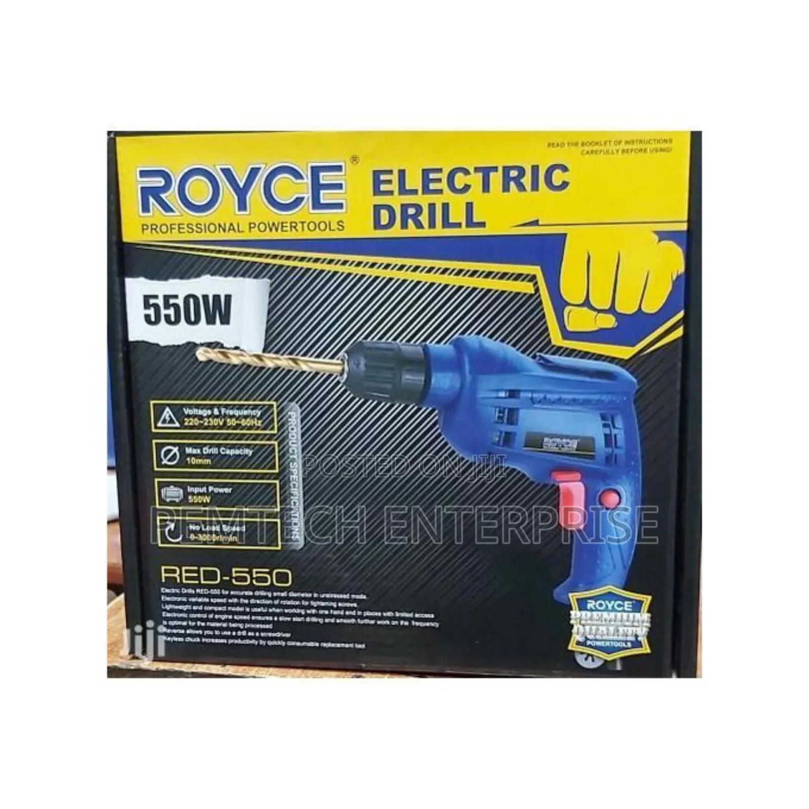 Royce 550W Electric Drill