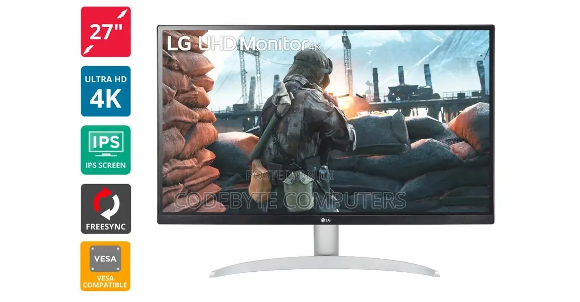 Lg 27" 4k Uhd Monitor