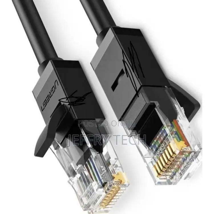 Ugreen 20164-Nw102 Cat 6 U/Utp Lan Cable10m (Black)