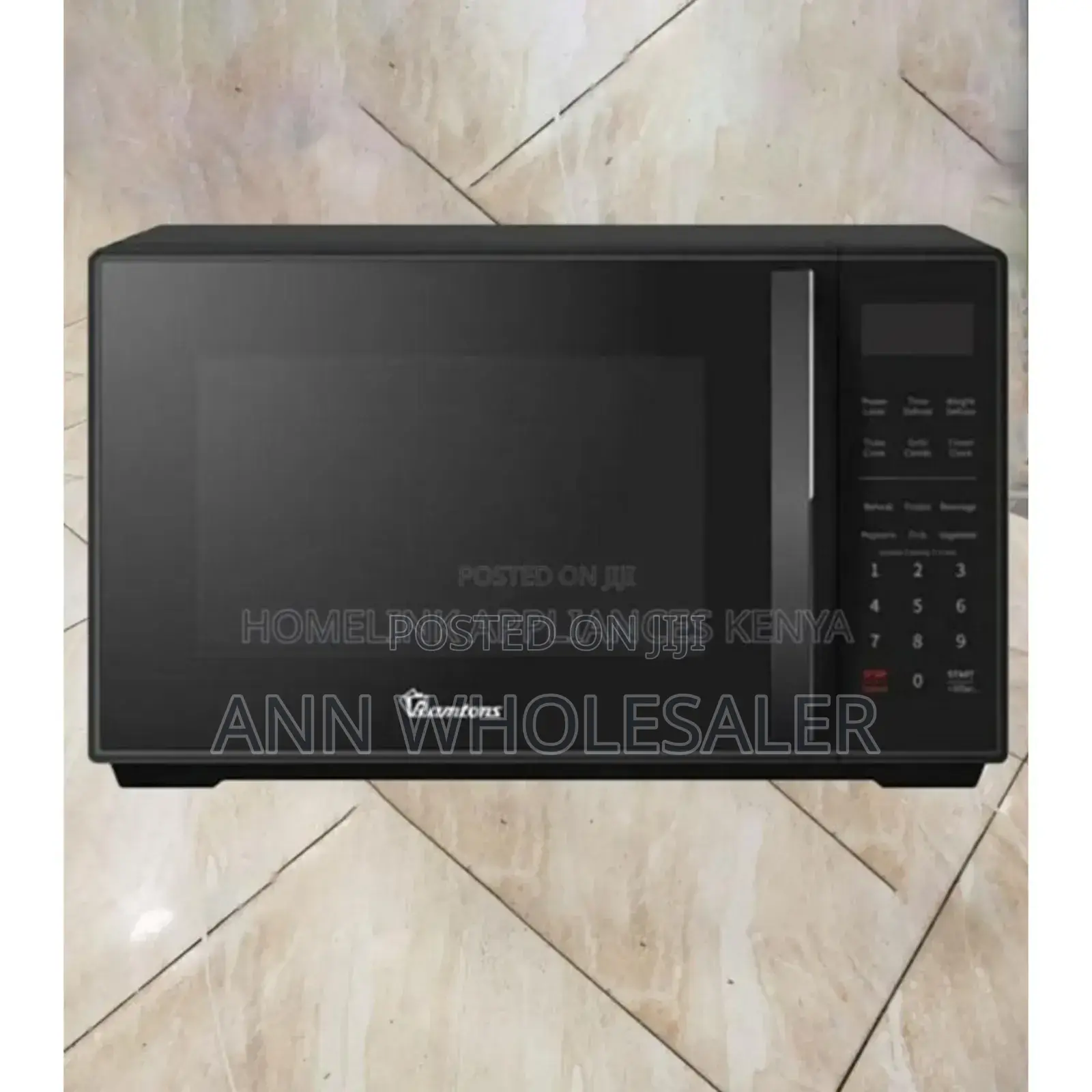 Black Ramtons With Grill Microwave