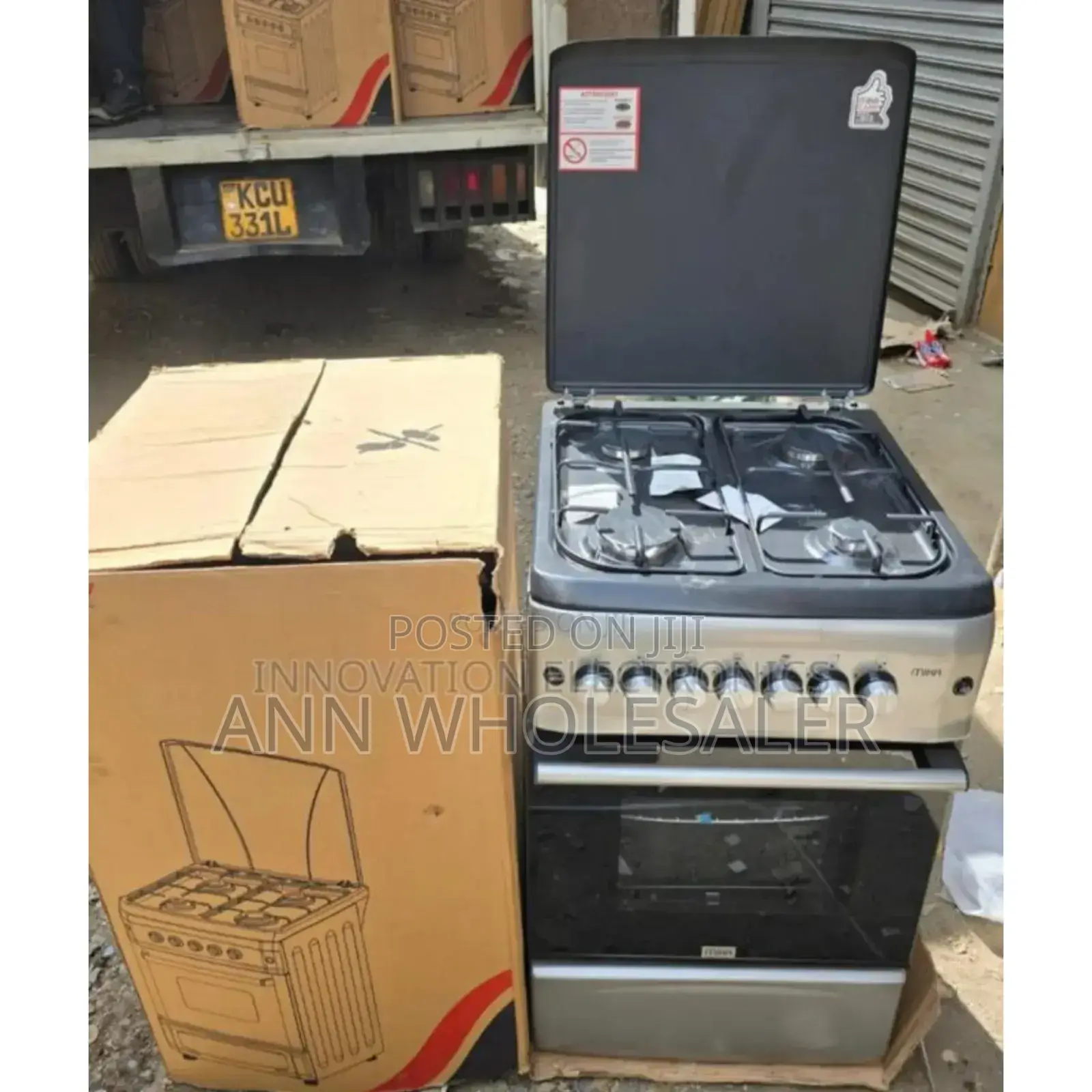 Silver Mika 50by60 Standing Cooker