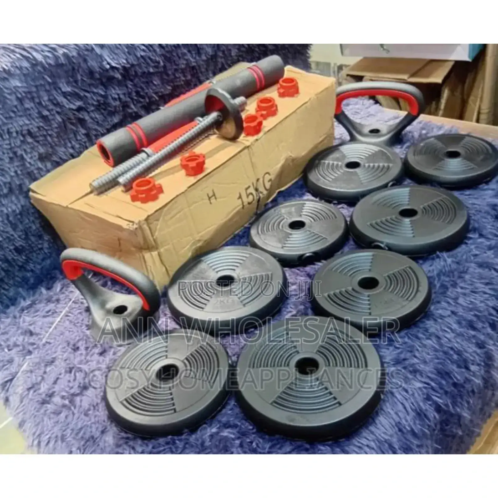 Best Quality. 50kgs Flexible 6in1 Kettle Bell Dumbells