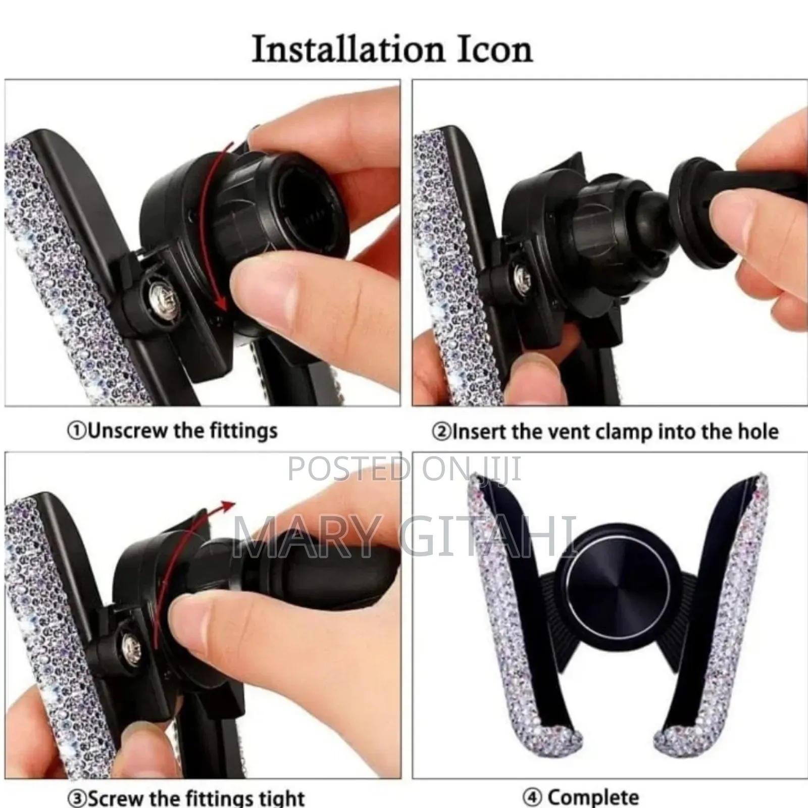 Mobile Phone Holder Stand in Car Bracket at