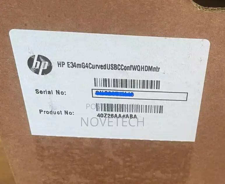 New Hp E34m G4 34" WQHD Curved Usb-C Conferencing Monitor