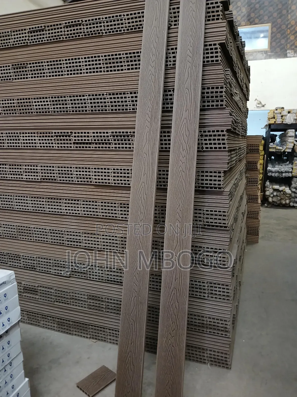 Solid WPC Outdoor Decking Panels .