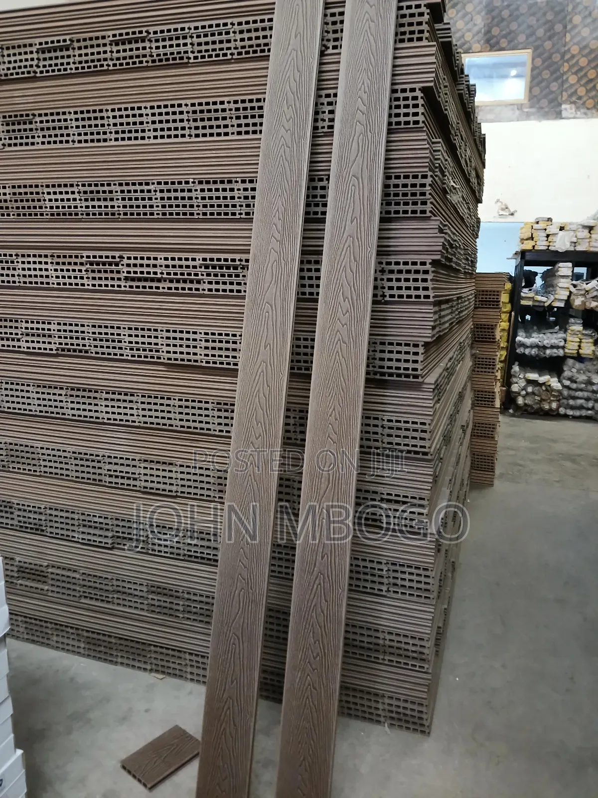 Outdoor Antislip WPC Decking Flooring