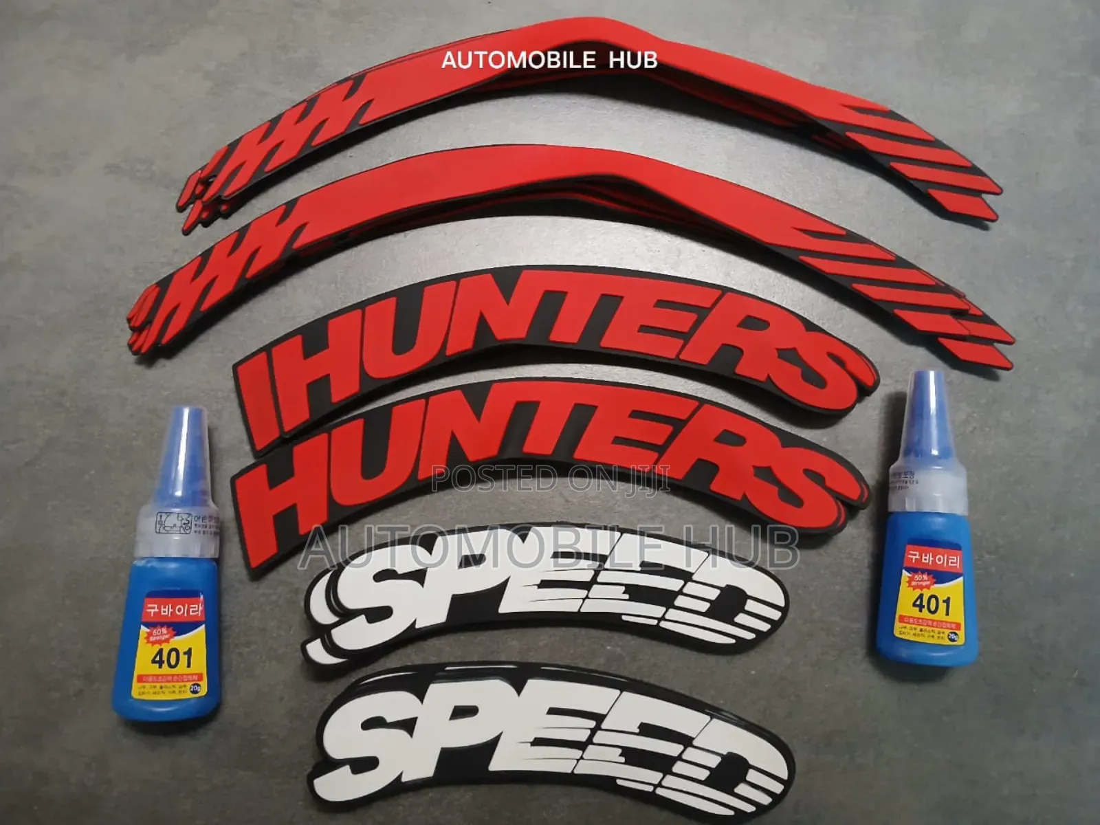 Speed Hunter Tyre Sticker - Car Tyre Stickers