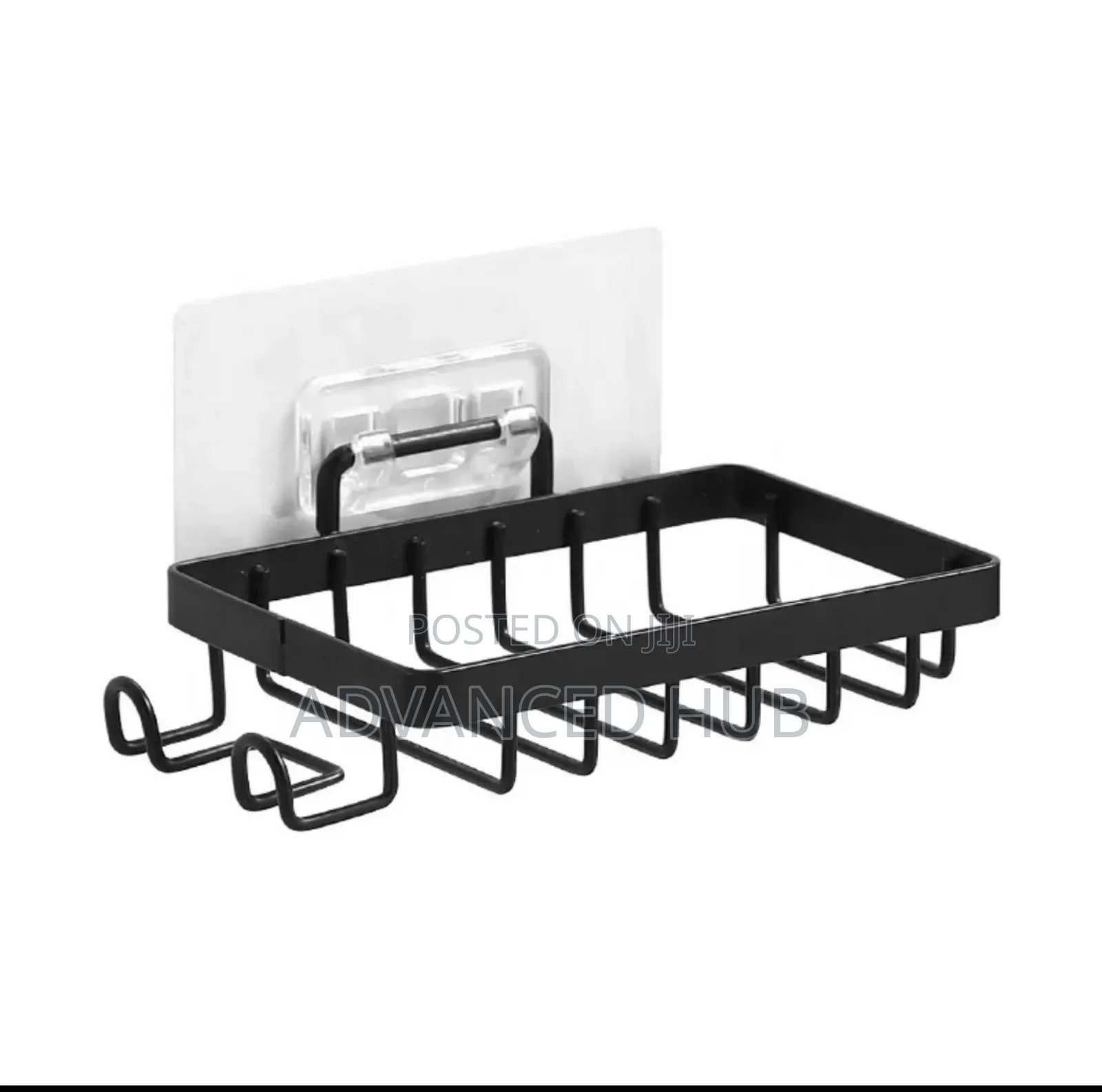 Wall Mounted Soap Rack With Hooks