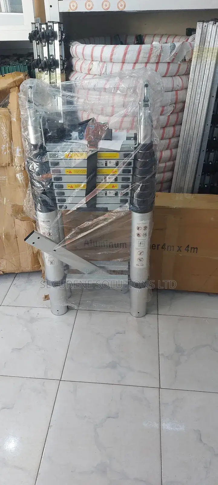 8meters Ladder Aluminium Double Telescopic 4*4m a Frame