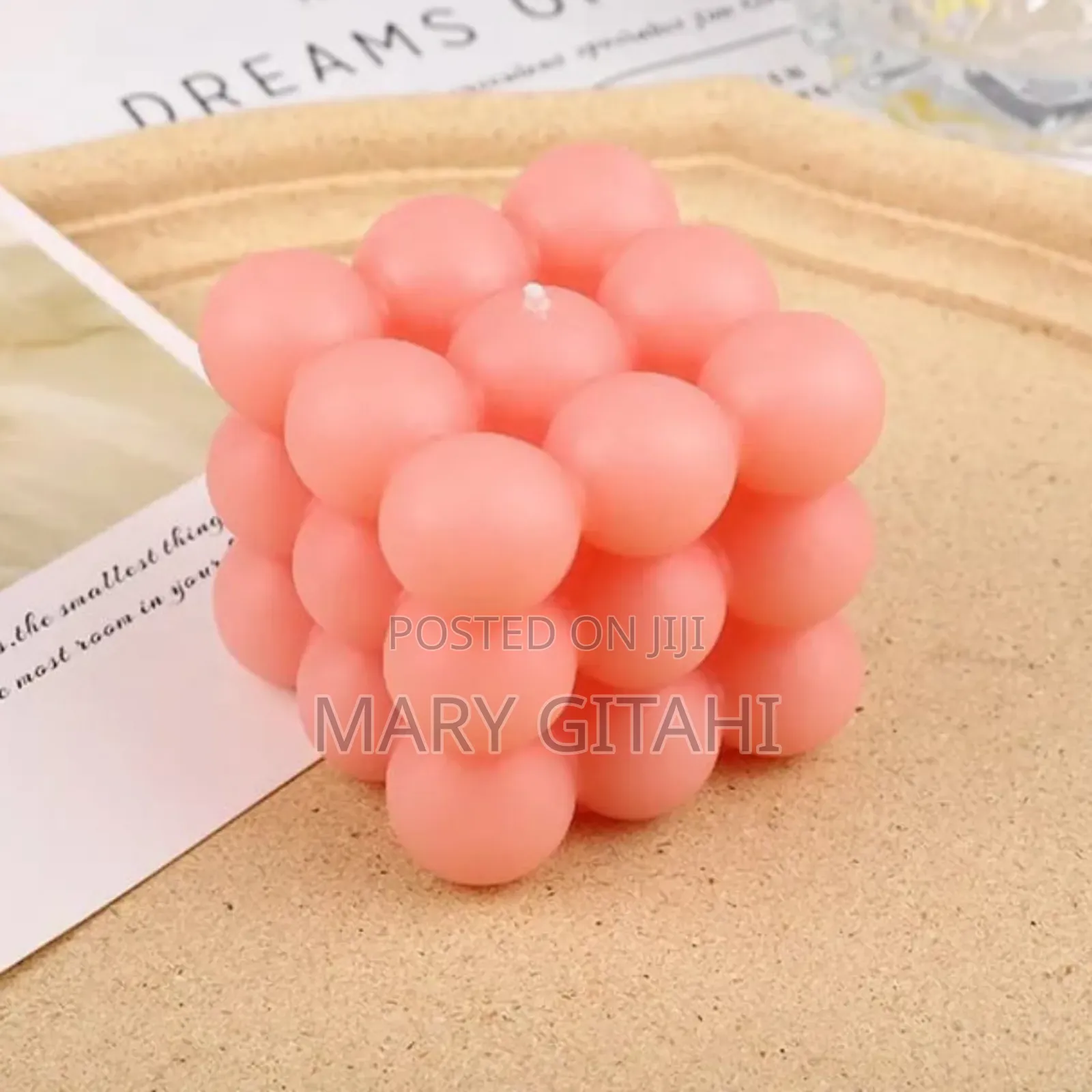 *3D Non-Stick Bubble Cube Candles Silicone Mold *"