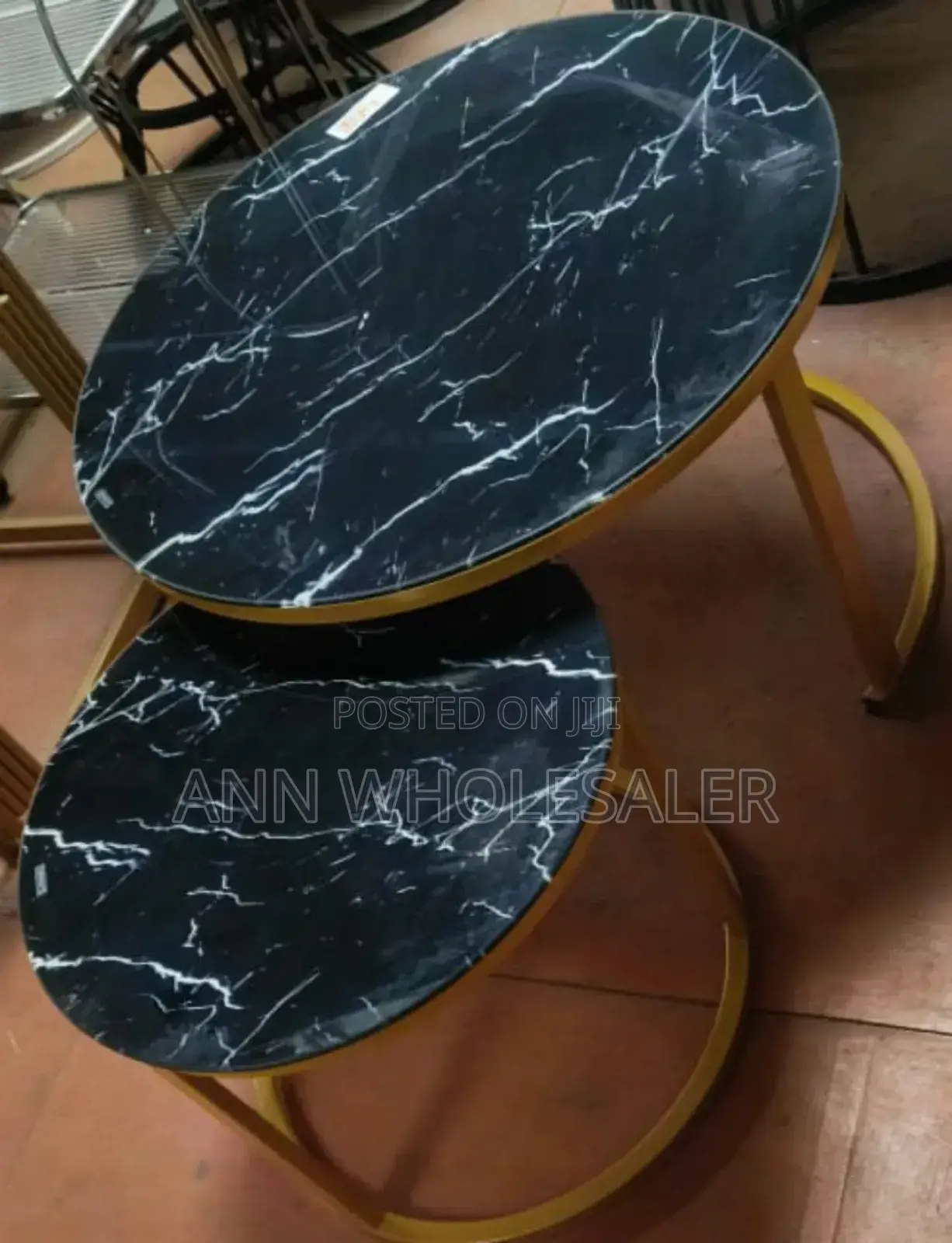 Black Marble Table- Unbreakable