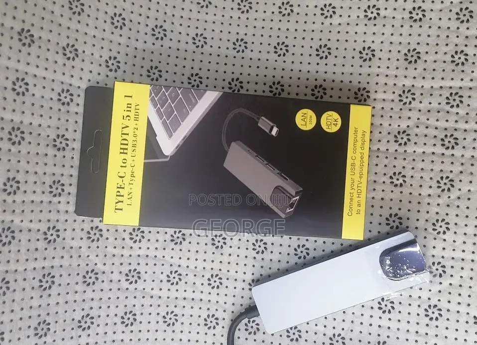 Newly 5 in 1 Type C Converter Hub to HDMI +USB