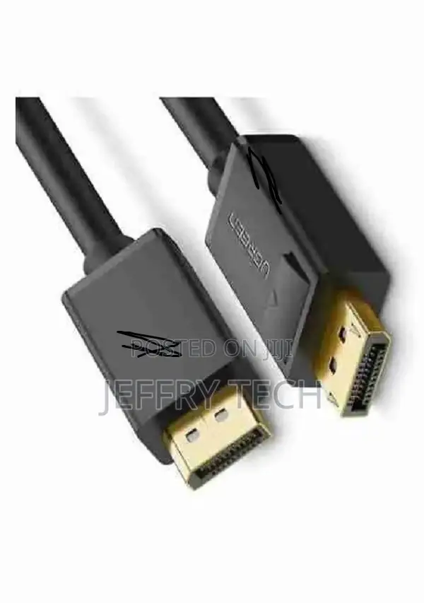 UGREEN DP102 DP Male to Male Cable 1m Black (UG- 10244)