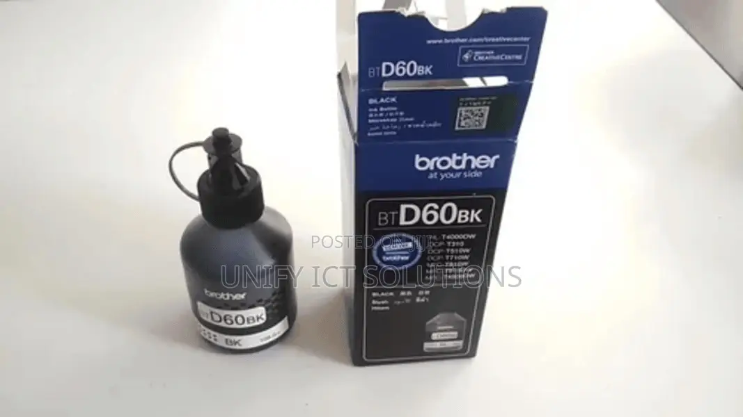 Brother BT-D60 BK Black Ink Bottle Original