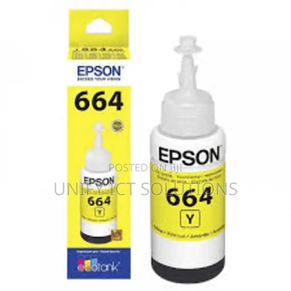 Epson T6734 Ecotank Yellow Ink Bottle 70ml
