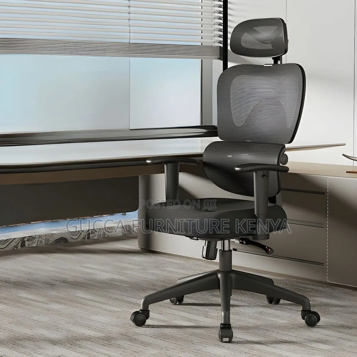 Office Chairs: Orthopedic Functional Black Mesh Task Chair
