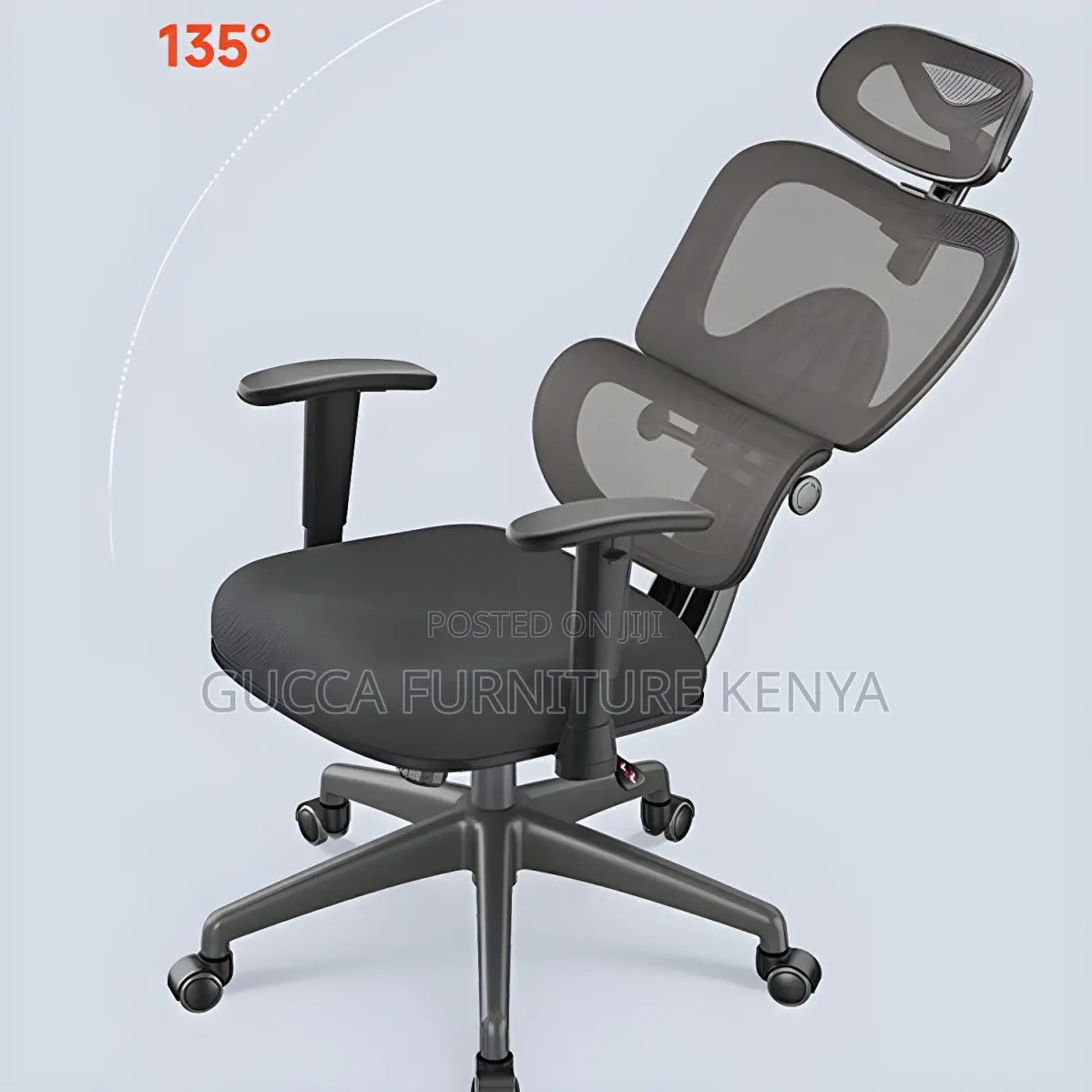 Office Chairs: Orthopedic Functional Black Mesh Task Chair