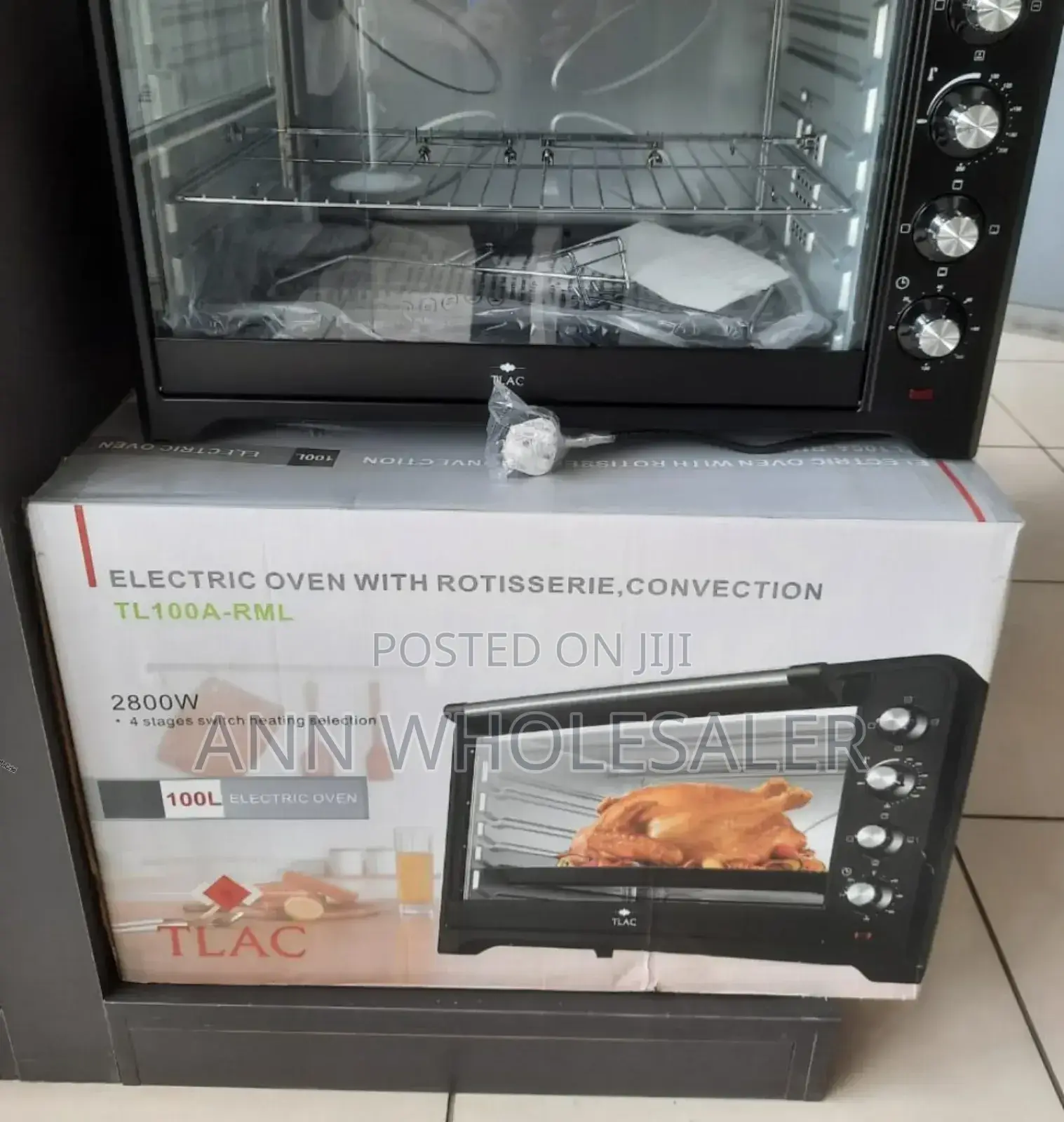 TLAC 100L Electric Oven Conventional 2800watts 4 Staget/L-C