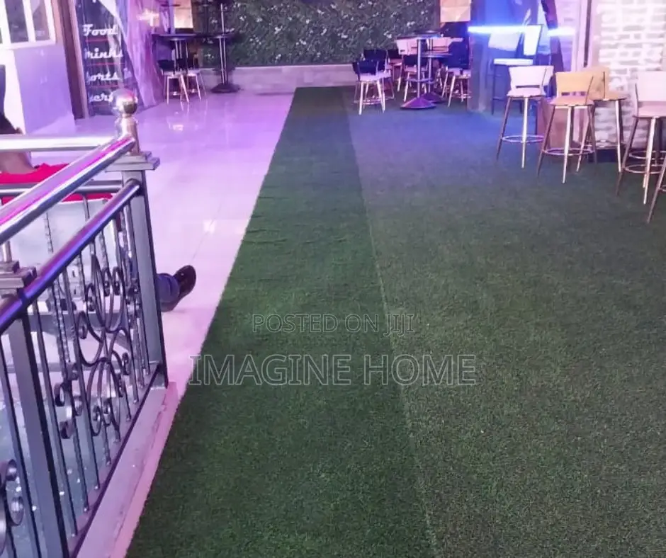 Green Grass Carpet Restaurant Floor Decoration