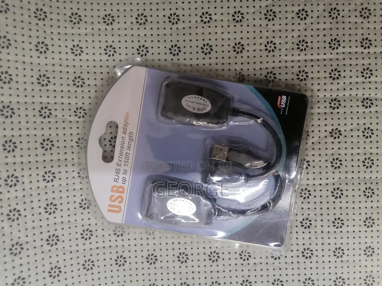 USB RJ45 Extension Adapter With Up to {150m}