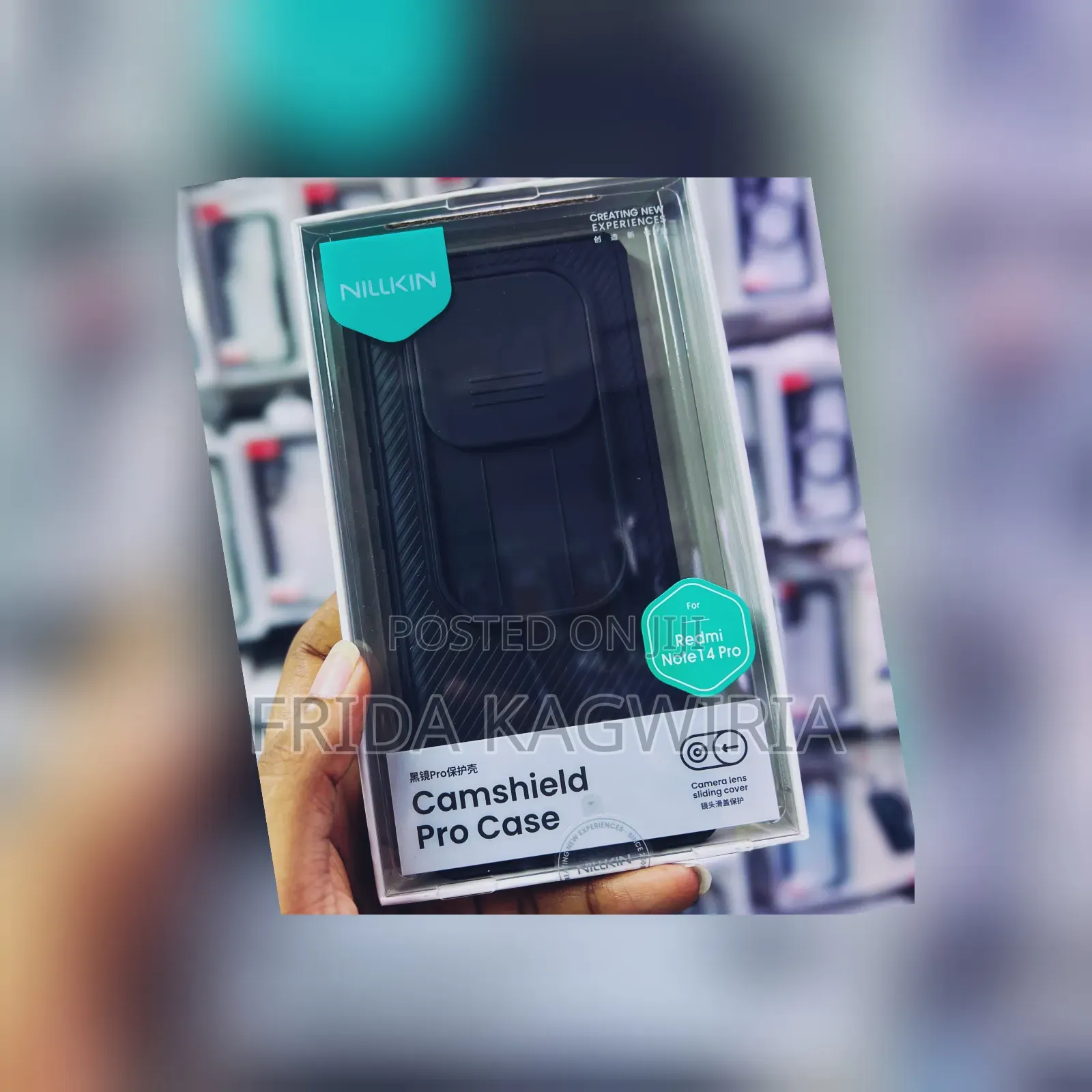 Redmi Note 14 Pro Nilkin Camshield Shockproof Back Cover