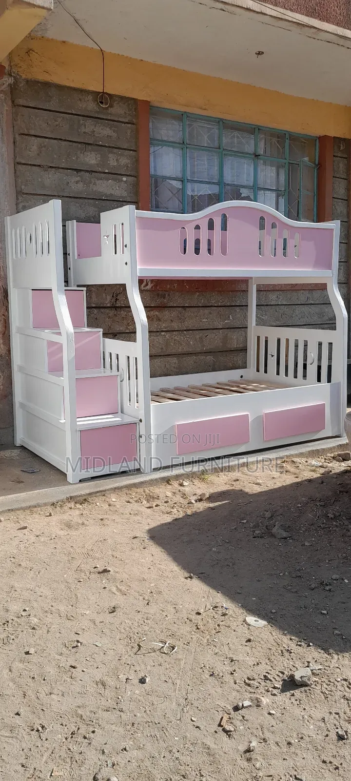 Pink and White Double Decker for Girls