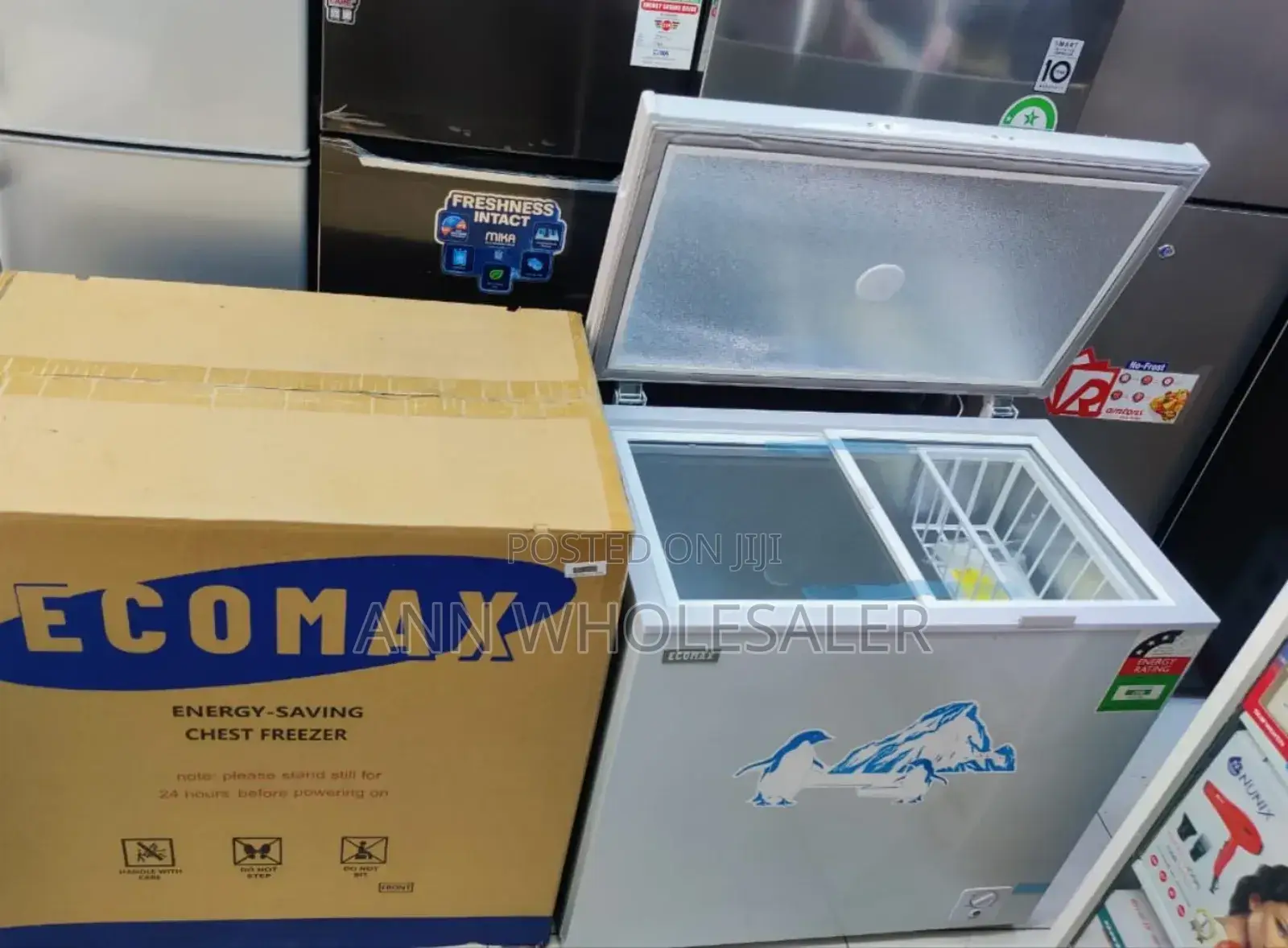 Energy Saving -*Ecomax Freezer 169litres E-6