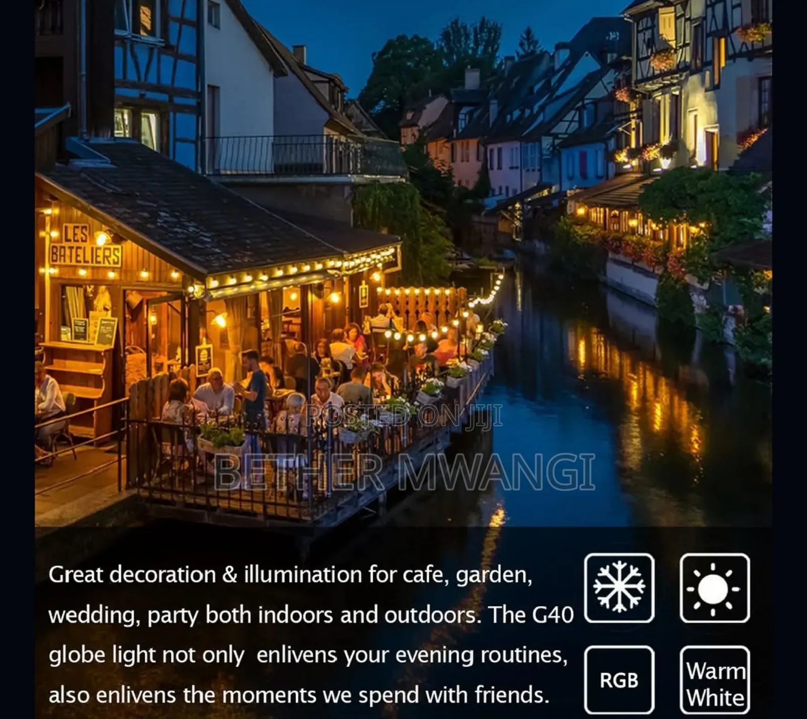 Indoor/Outdoor LED String Lights(9metres/30 Bulbs) in Kenya
