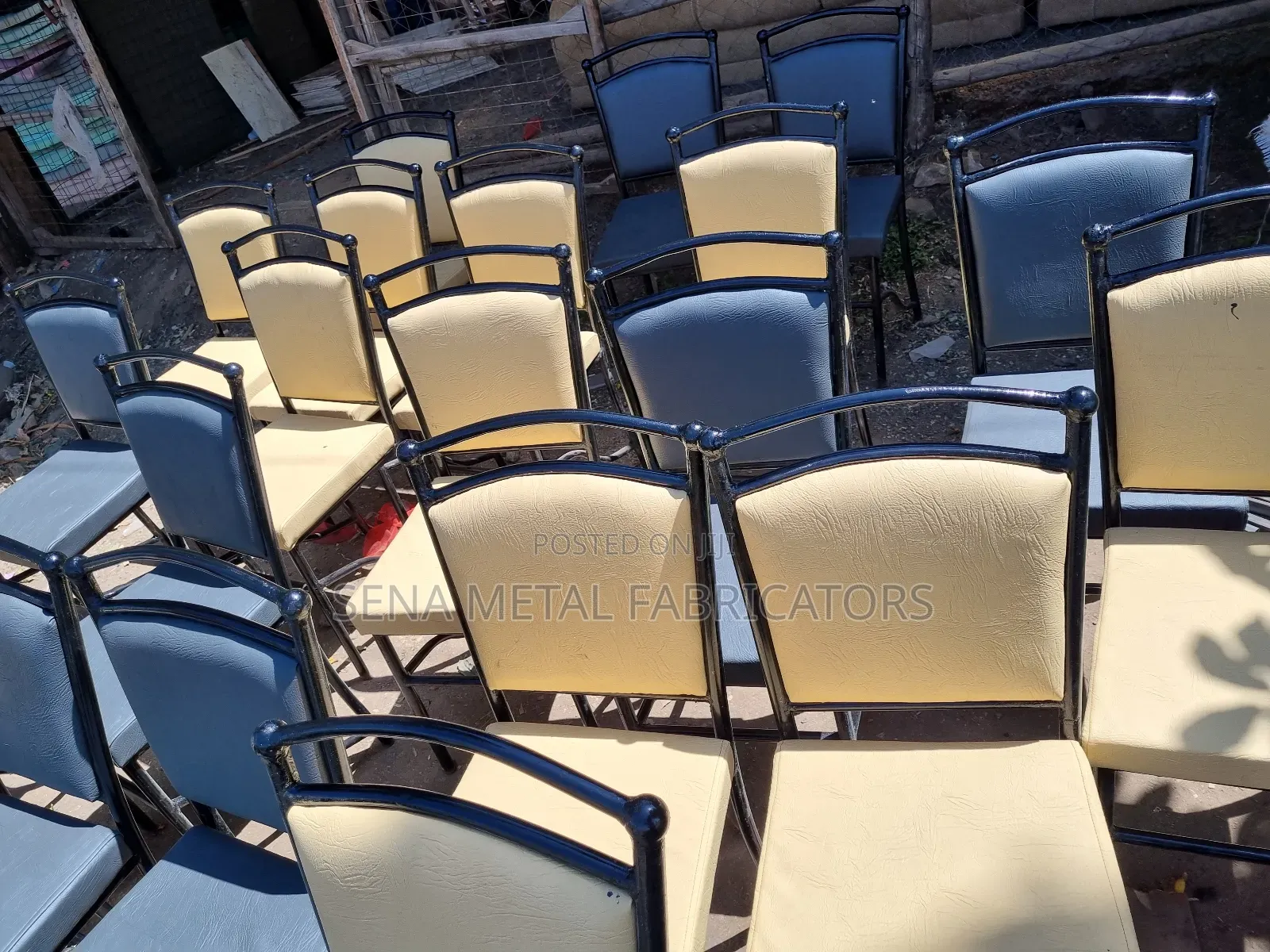 Restaurant Chairs With Ball Decoration.