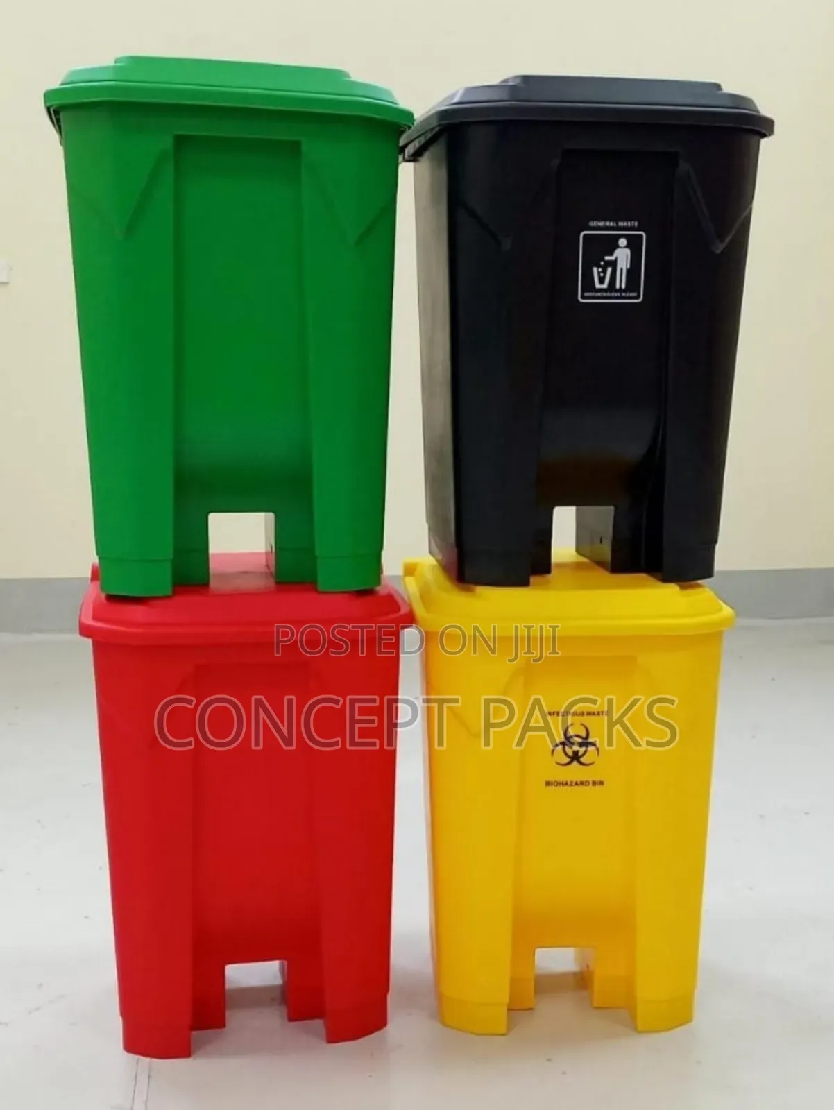 50l Plastic Pedal Bins -Medical and Household
