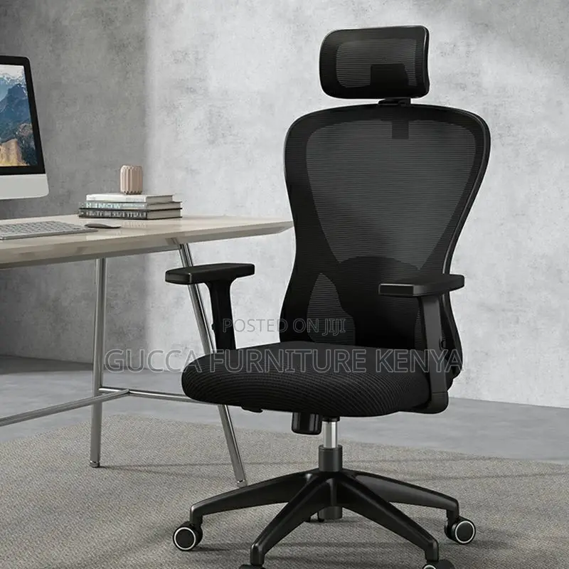 Office Chairs:High Back Swivel Mesh Movable Arms Office Seat