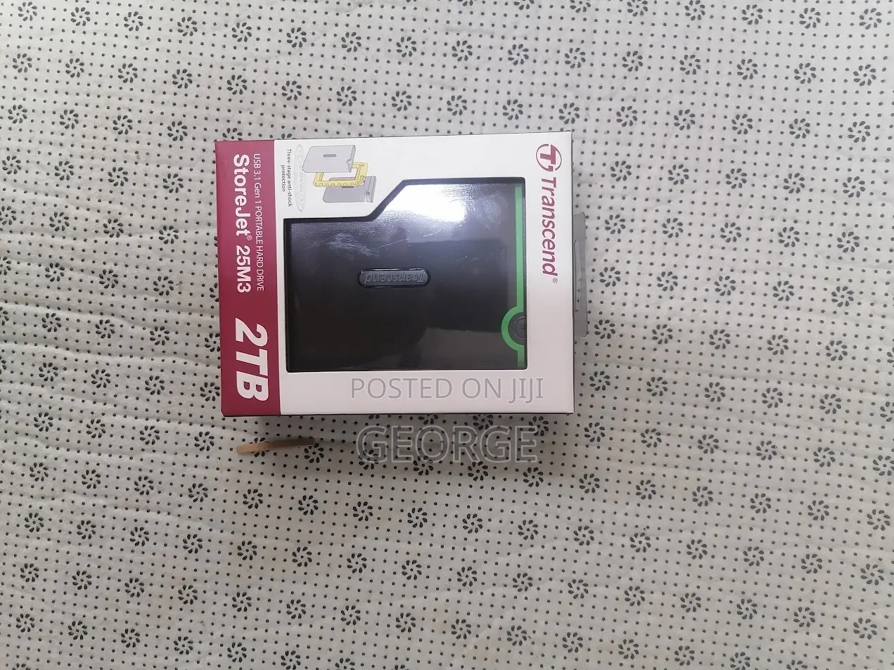 Transcend 2tb Hard Drive Storejet 25m3 Usb 3.1