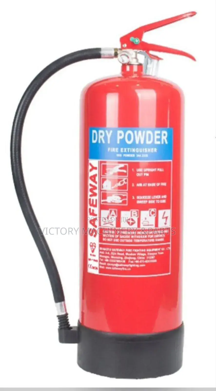 9kg ABC Dry Powder Fire Extinguisher