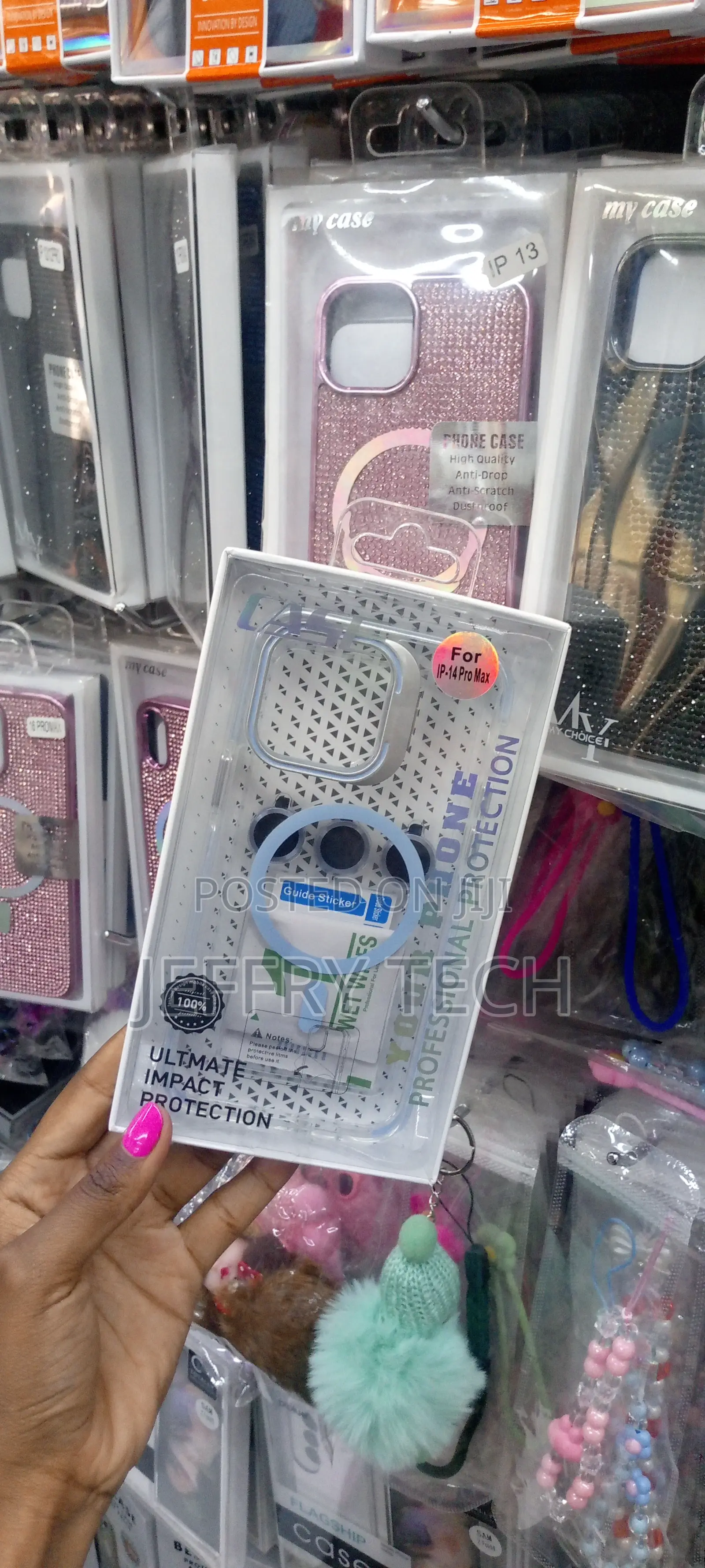 iPhone 14 Pro Max Case Lens Protector Built-in Camera Stand