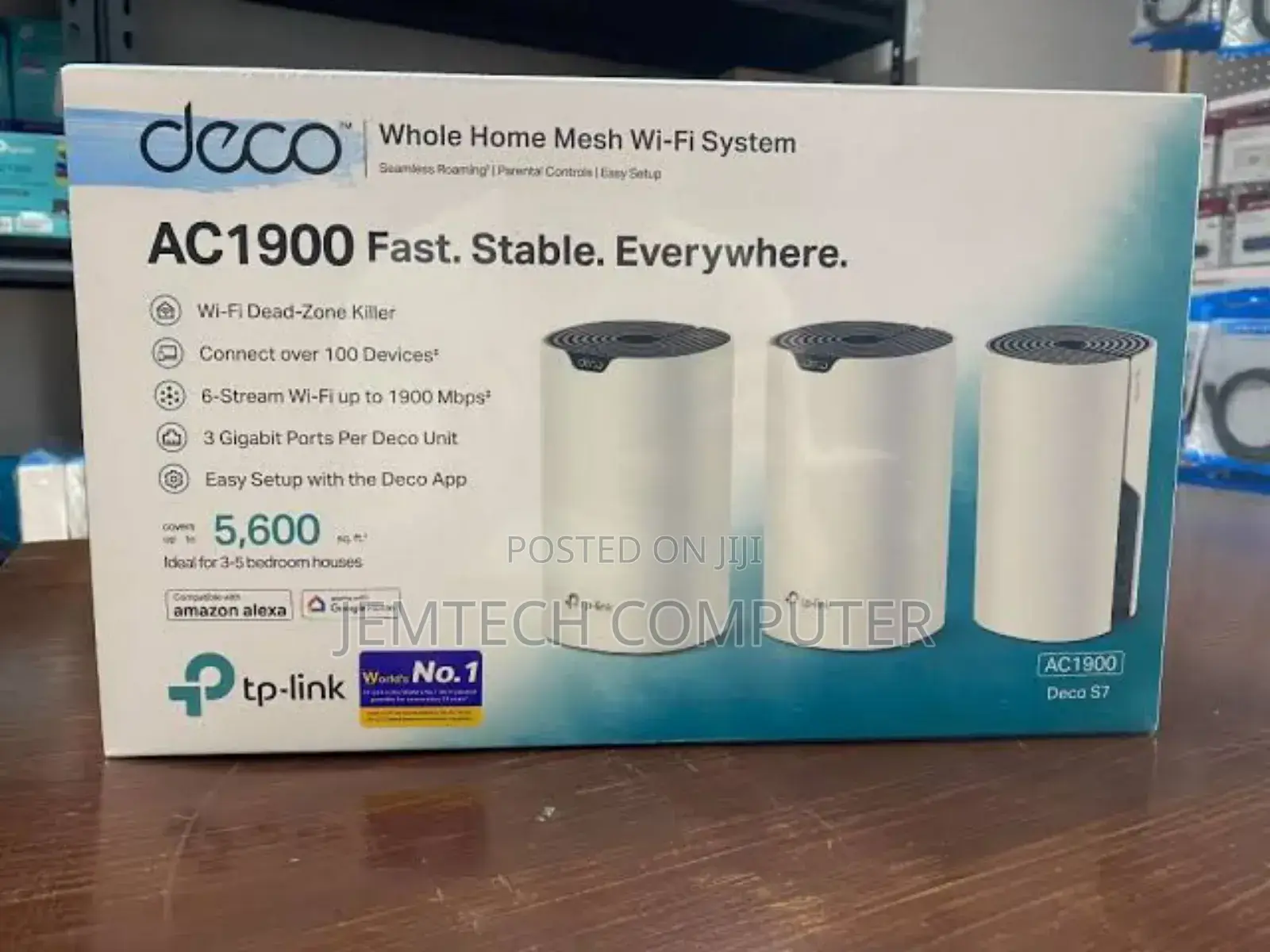 Tp-Link Deco S7 (3-Pack) Ac1900 Whole Home Mesh Wi-Fi 6/^