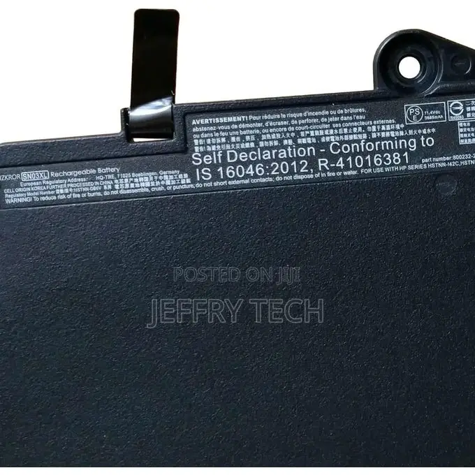 Hp Original Elitebook 820 G3 Elitebook 725 G3(SNO3XL)