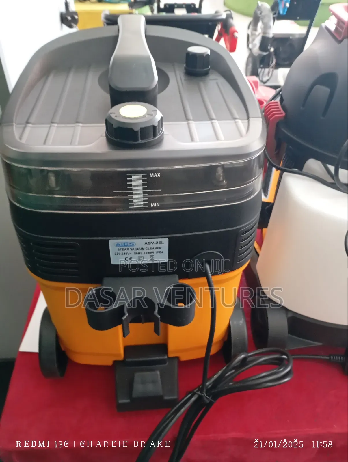 Steam Cleaner / Steam Vacuum Cleaner ASV20