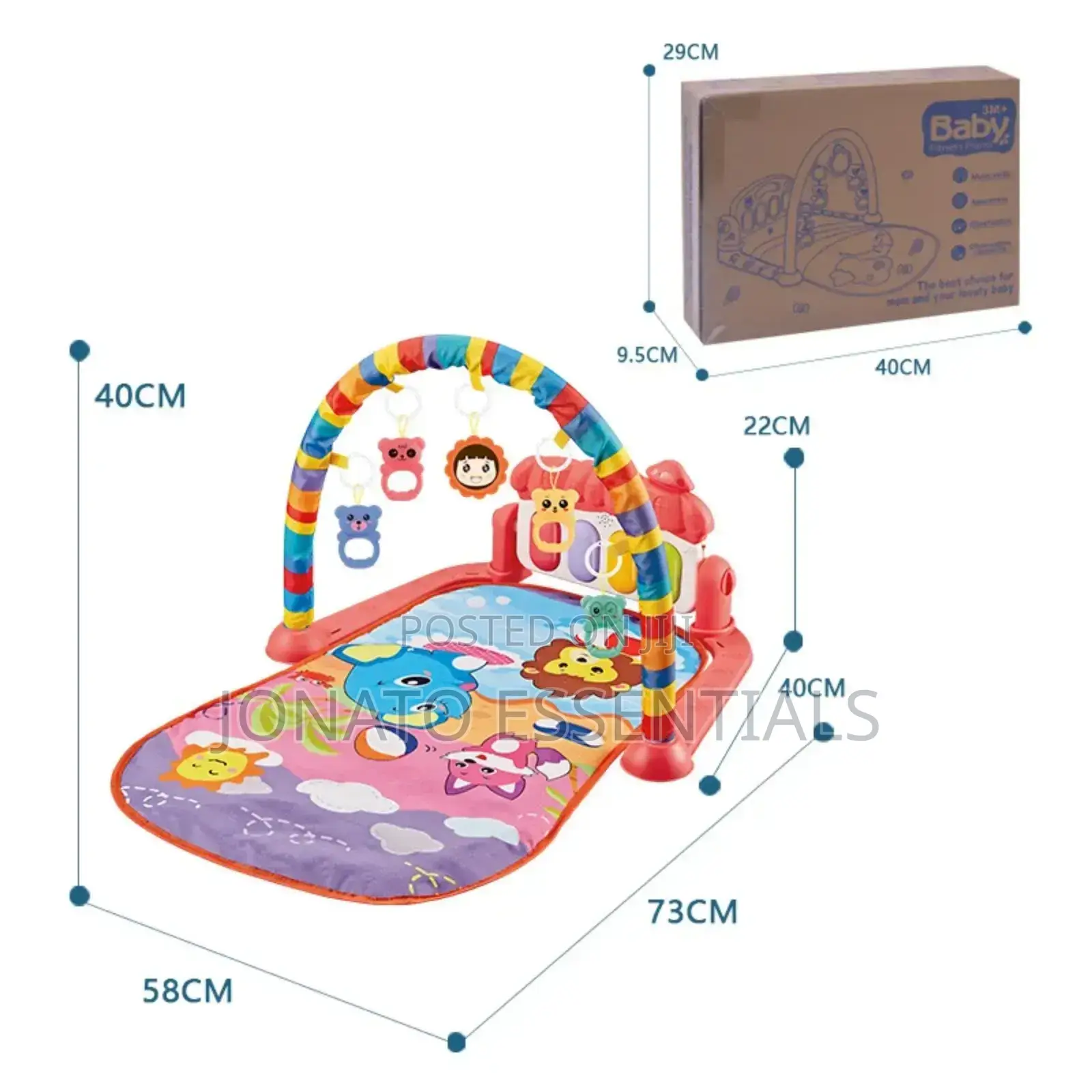 Baby Gym Rack, Piano and Play Mat