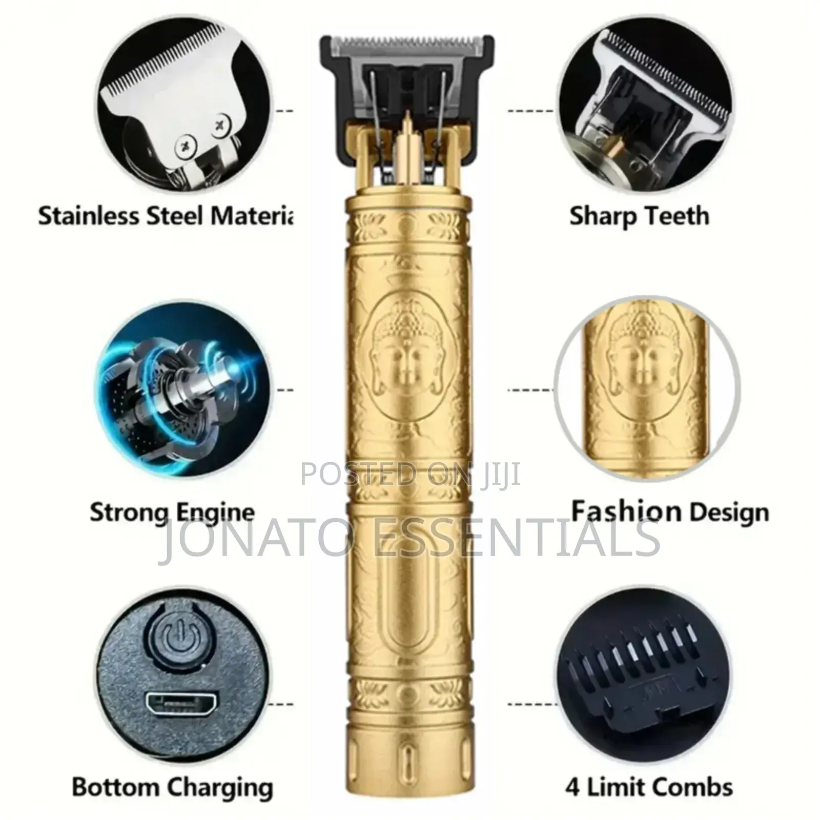 Professional Cordless Beard Hair Clipper, Trimmer
