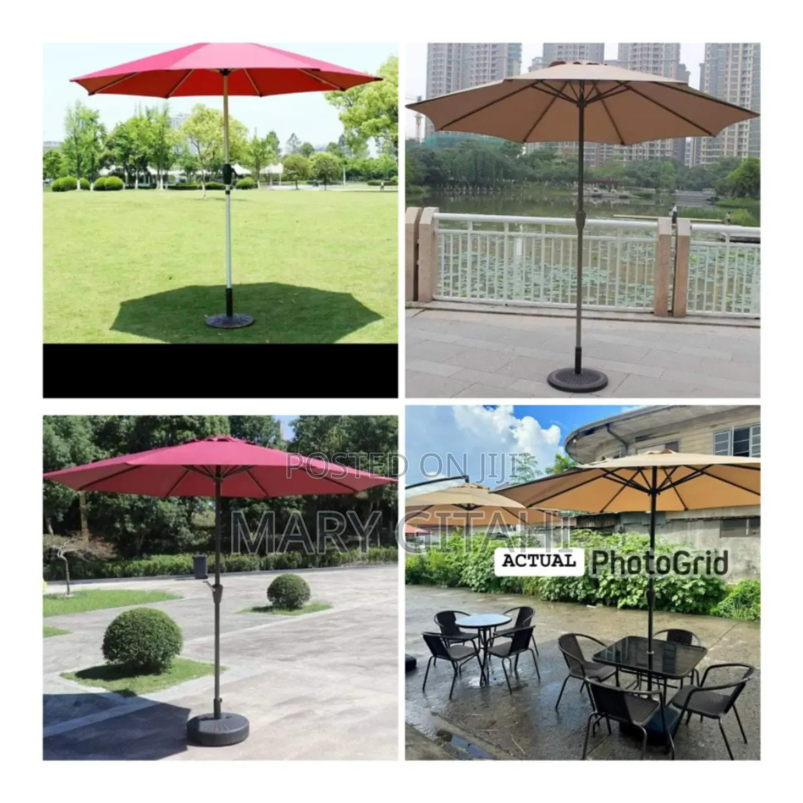 3M Parasol Replaceable Cloth Garden Umbrella at 