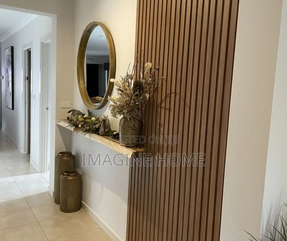Beautiful Looking Fluted Wall Panels Tv Decoration