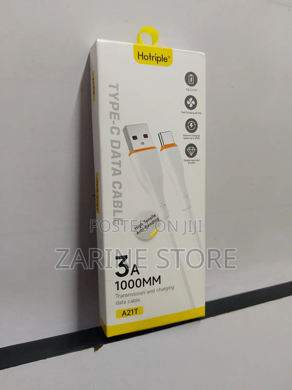 Usb-C Fast Charging Cable Hotriple 1 Metre Long