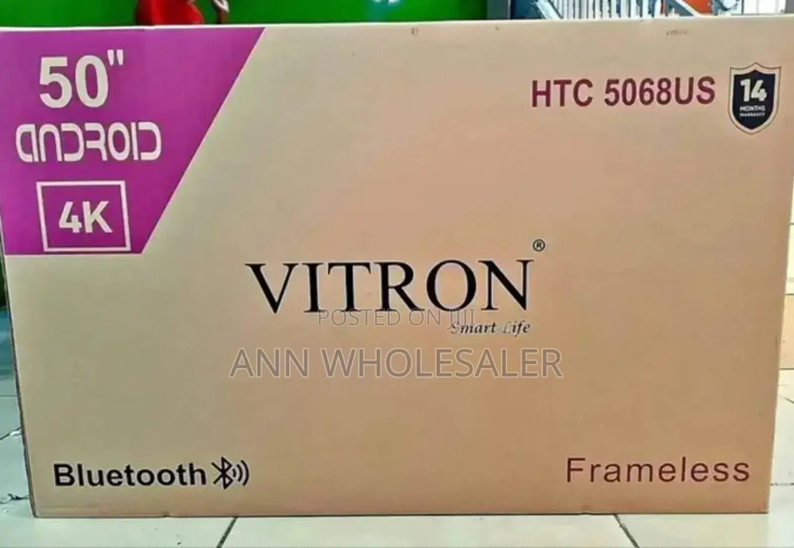 55 Inch Smart Android - Frameless - Bluetooth HTC 5068US