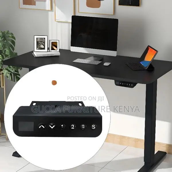 Office Tables:140cm Electric Adjustable Alloy Standing Desk