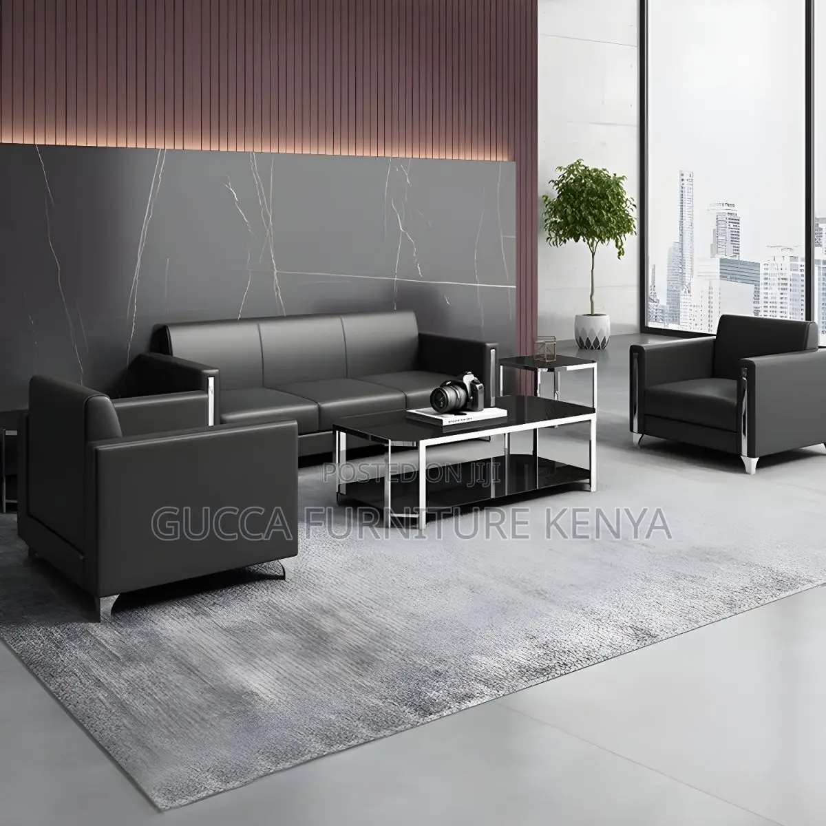 Sofas:5-Seater Modular Reception Office Sofa Loveseats