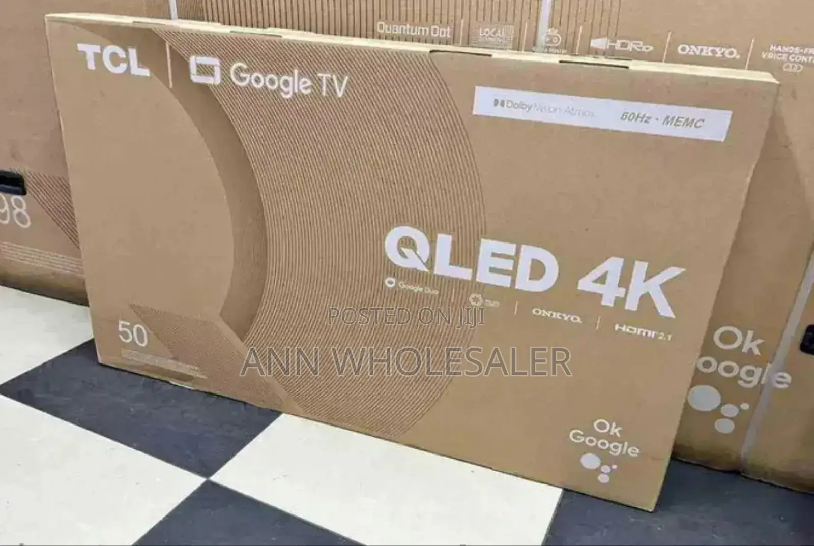 New Arrivals TCL -50 Inch 4 K- HDR TV Goggle Tv